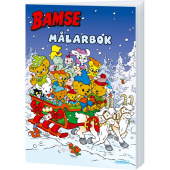 Målarbok Bamse Jul på kullarna Målarbok Bamse Jul på kullarna