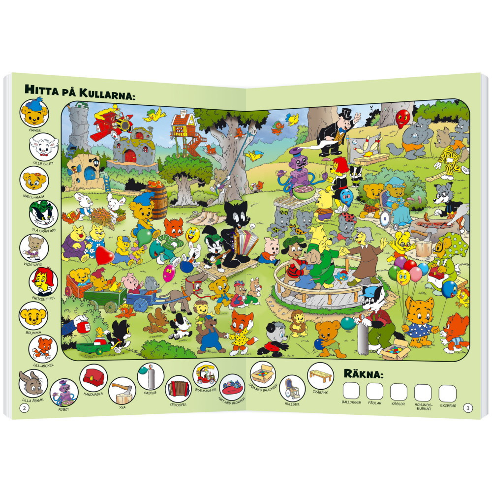 Pysselbok Bamse Leta Och Hitta