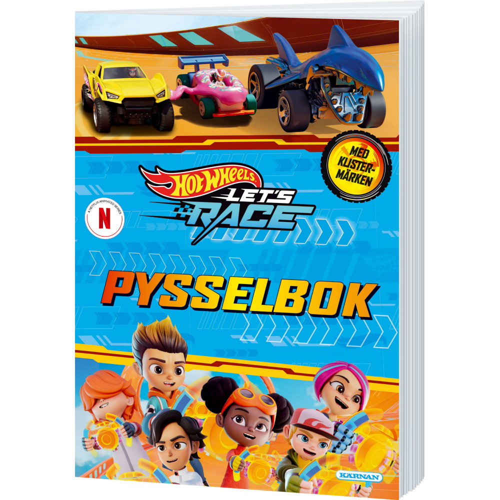 Pysselbok Hot Wheels Lets Race