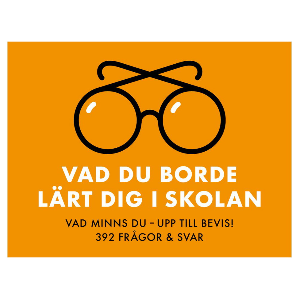 Vad du borde lärt dig i skolan