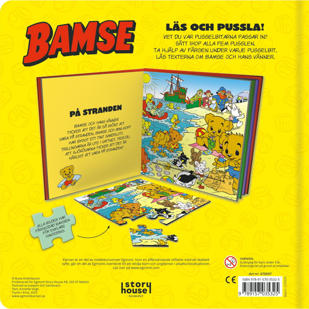 Bamse Pusselbok