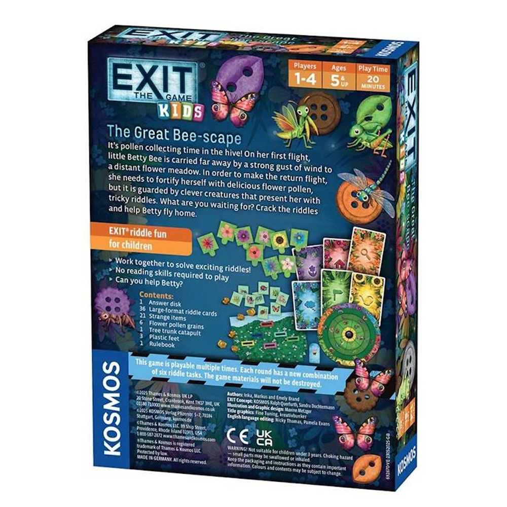 Exit: The Game - Kids: The Great Bee-scape
