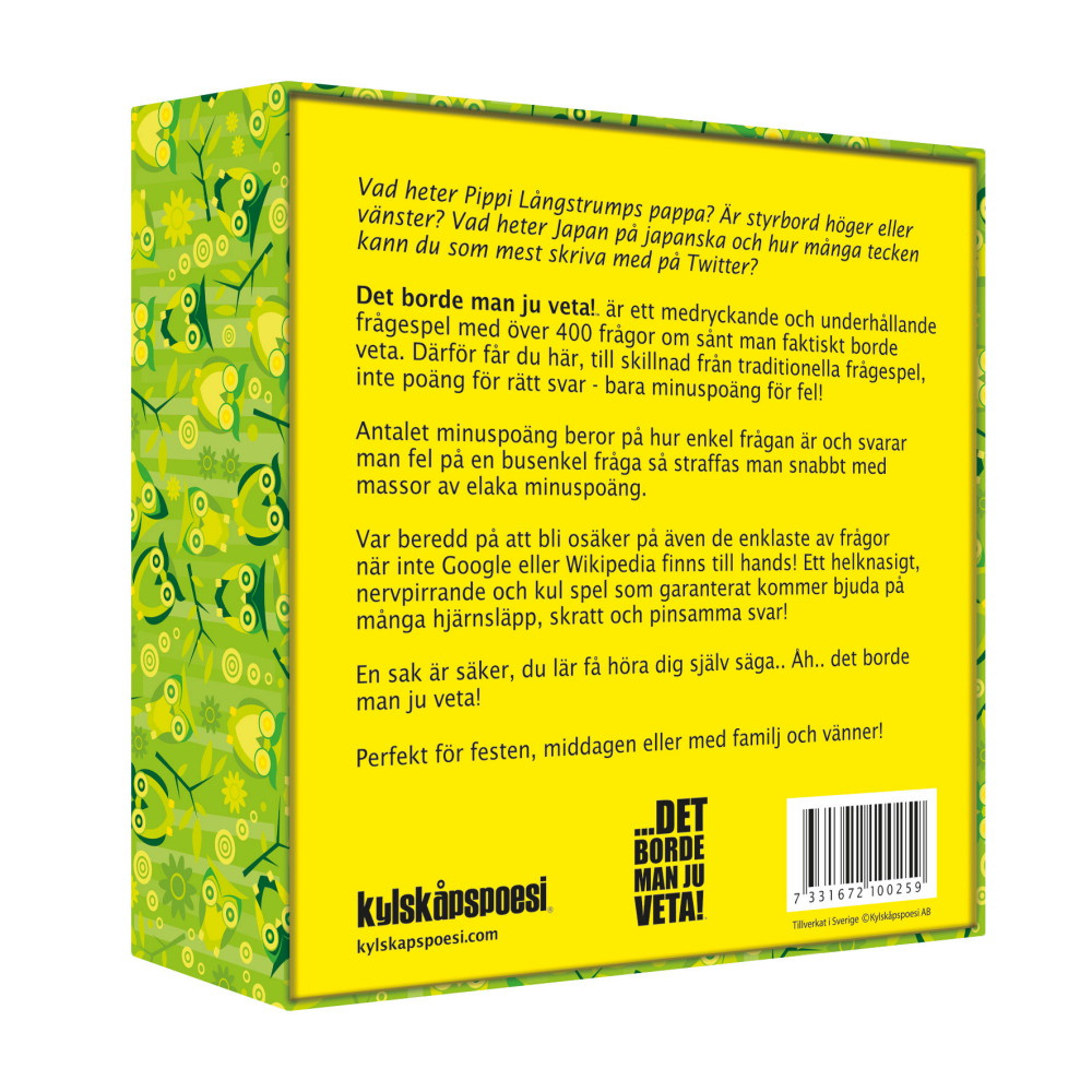 Det borde man ju veta!