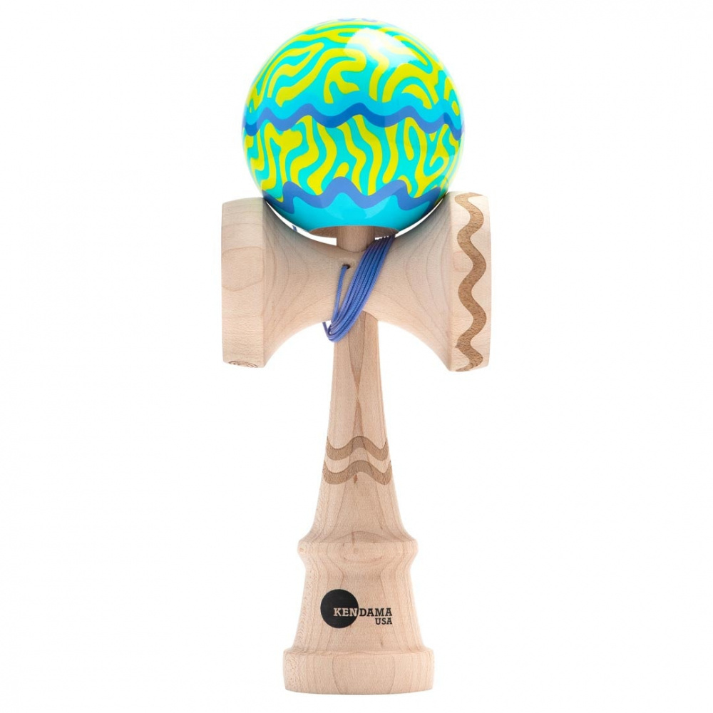 Kaizen Coral - Nova Shape - Teal & Yellow