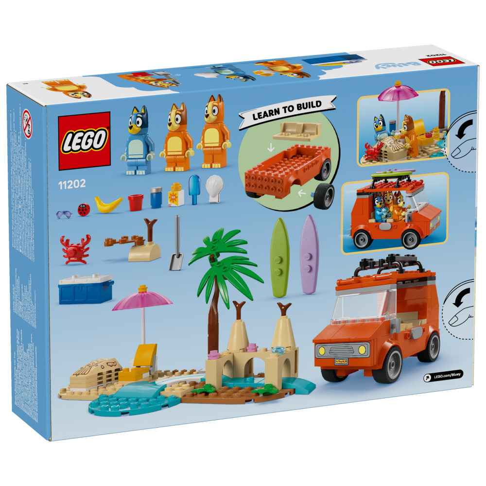 LEGO Bluey - Blueys familjetur till stranden