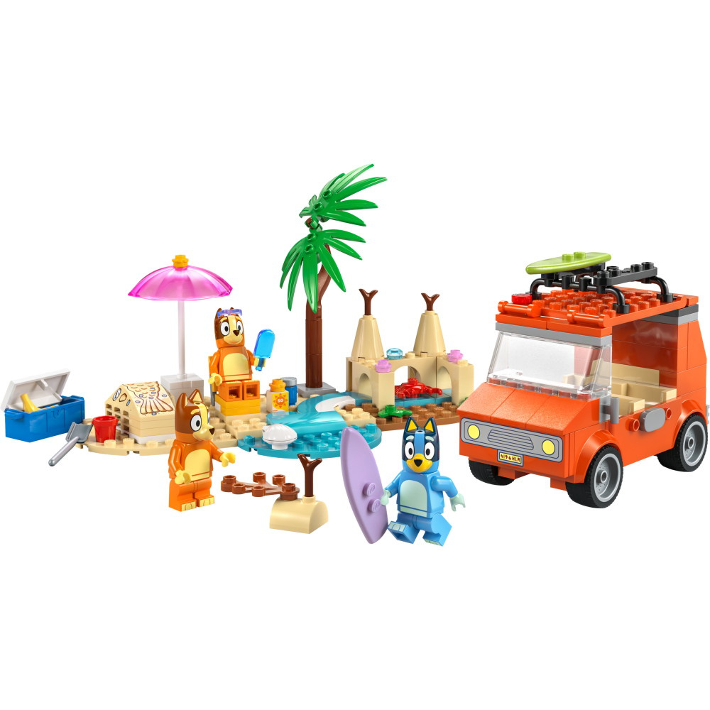 LEGO Bluey - Blueys familjetur till stranden