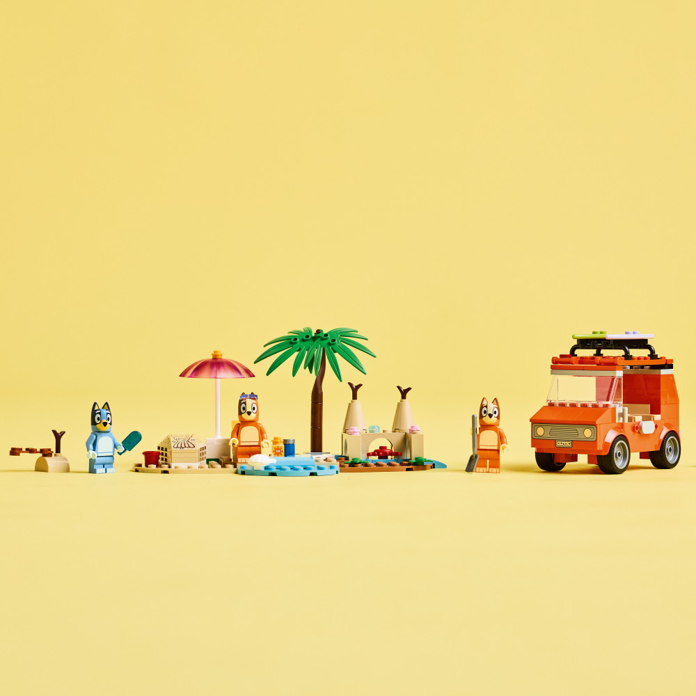 LEGO Bluey - Blueys familjetur till stranden