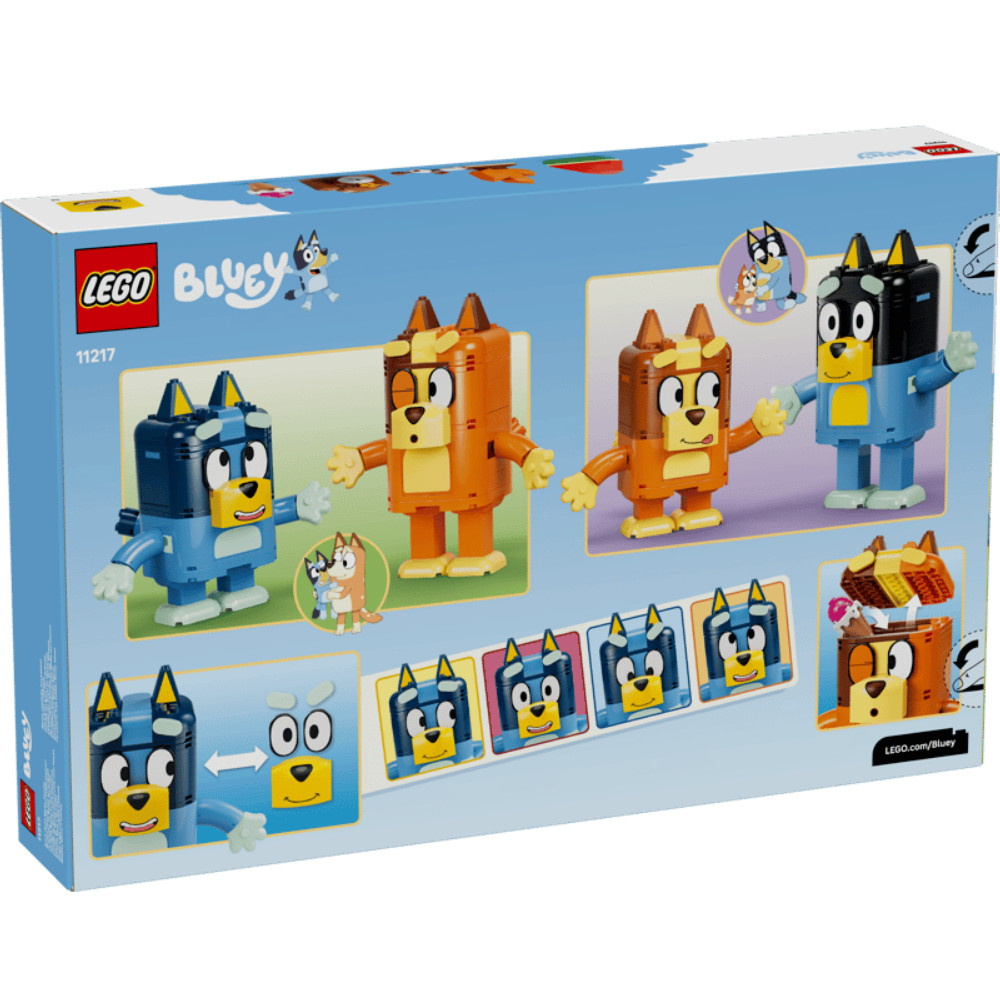 LEGO Bluey - Klossbyggd Bluey Och Familj 