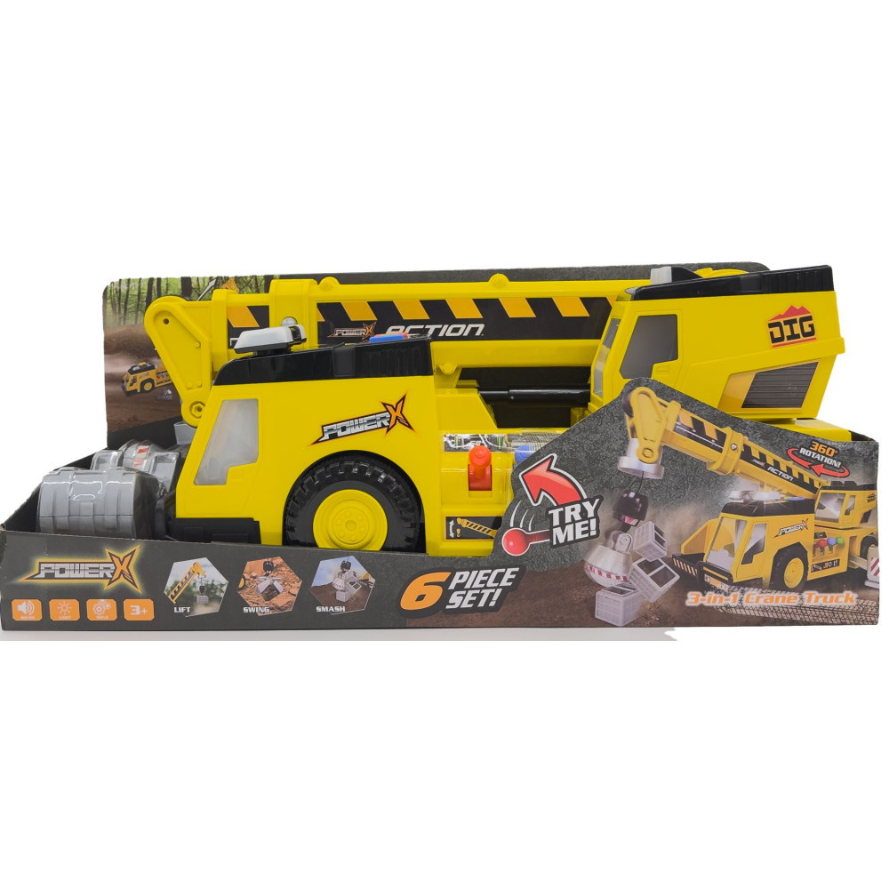 Power X Elektronisk 3-i-1 Kranbil