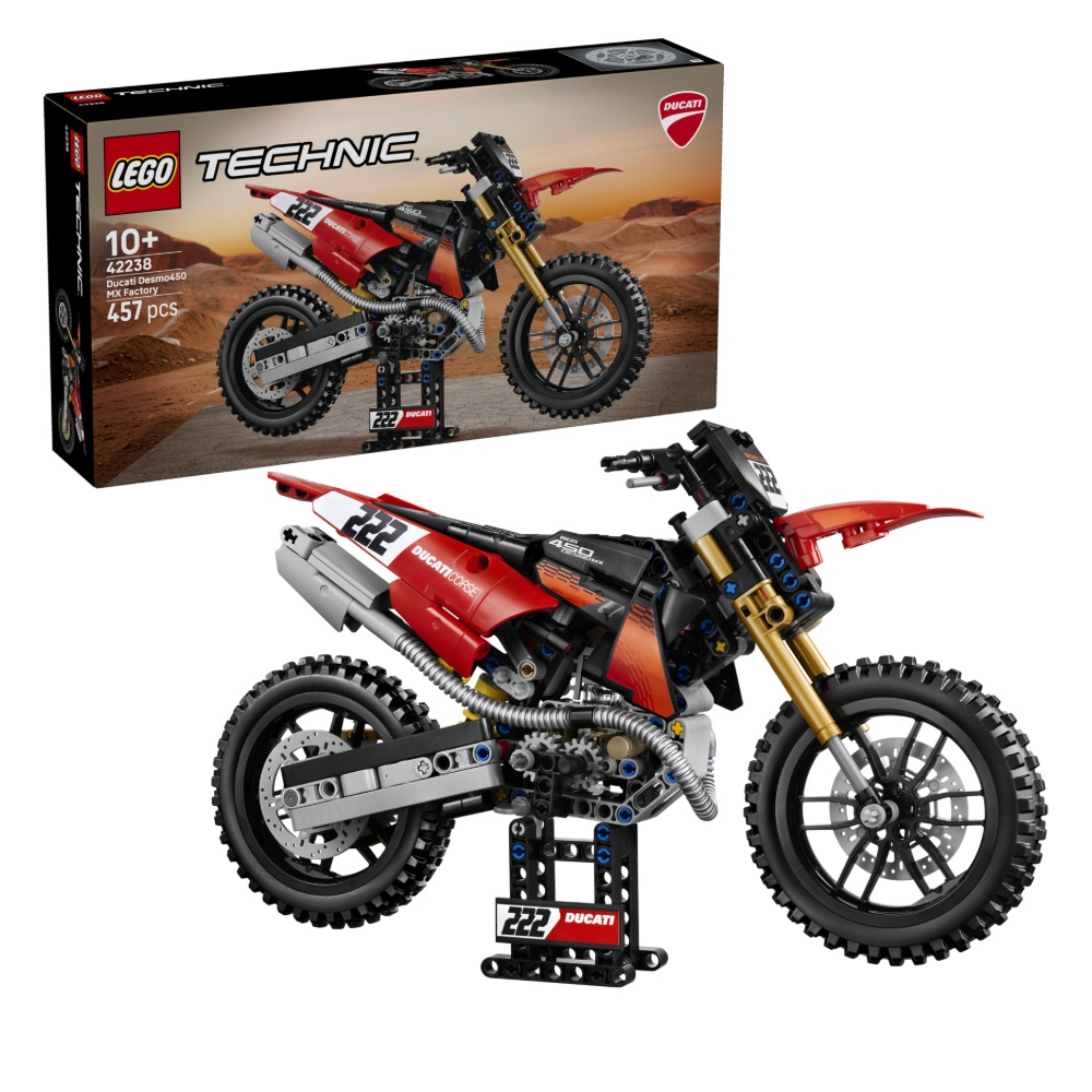 LEGO Technic - Ducati Desmo450 MX Factory motorcykel
