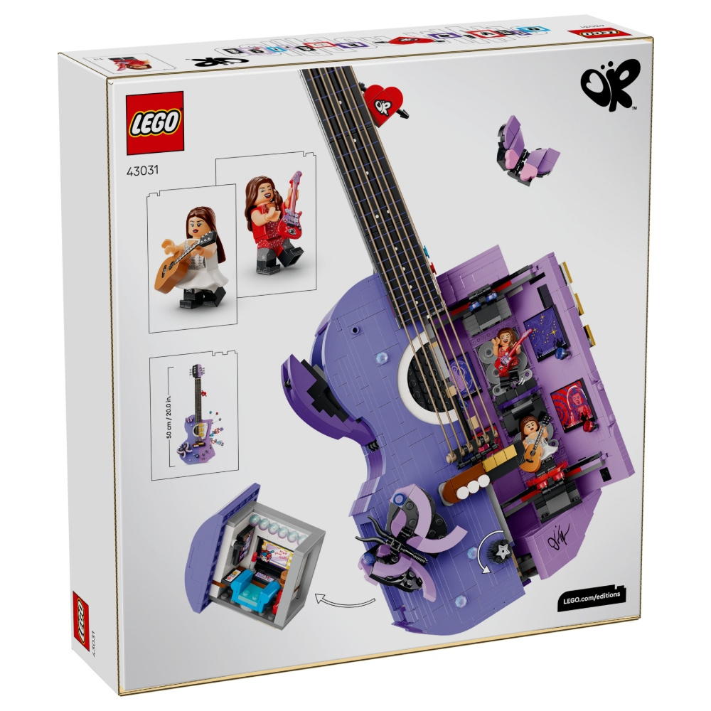 LEGO Editions - Olivia Rodrigos tvåfärgade gitarr
