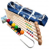 Krocket för 6 spelare med väska Krocket för 6 spelare med väska