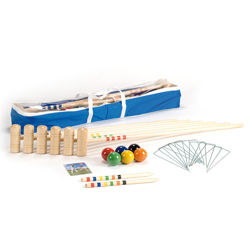 Krocket för 6 spelare, väska