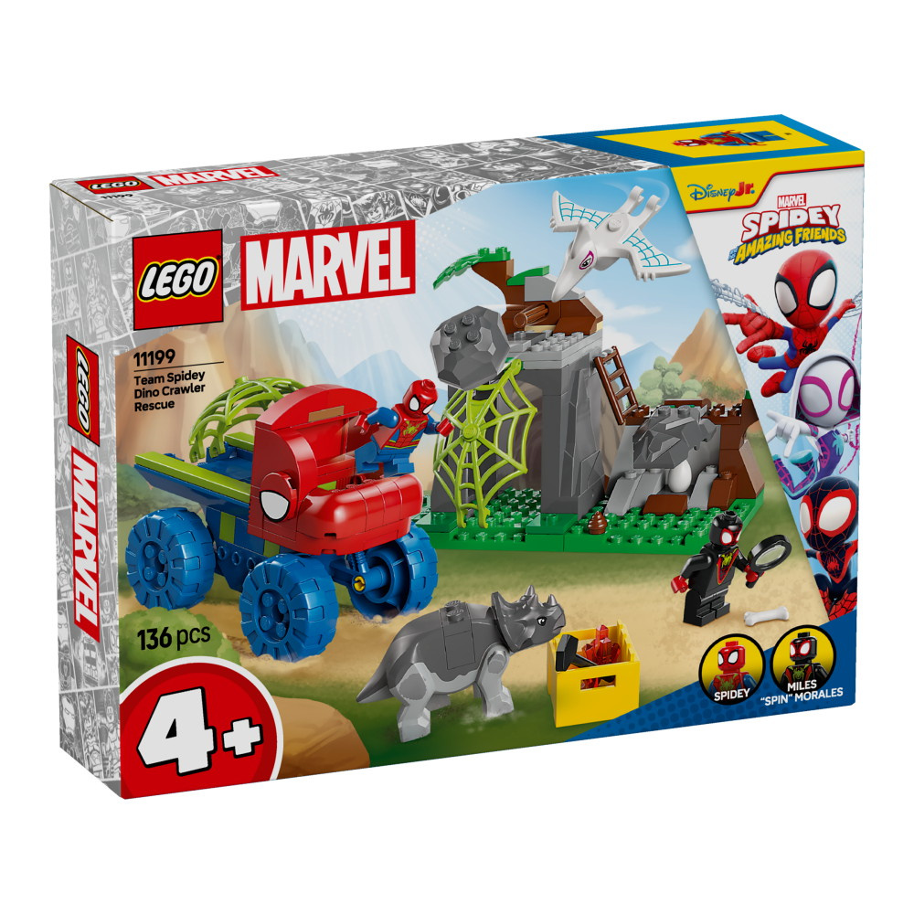 LEGO Marvel - Team Spideys räddning med Dino Crawler