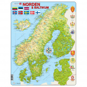 Larsen Rampussel Norden och Baltikum 75 Bitar Larsen Rampussel Norden och Baltikum 75 Bitar