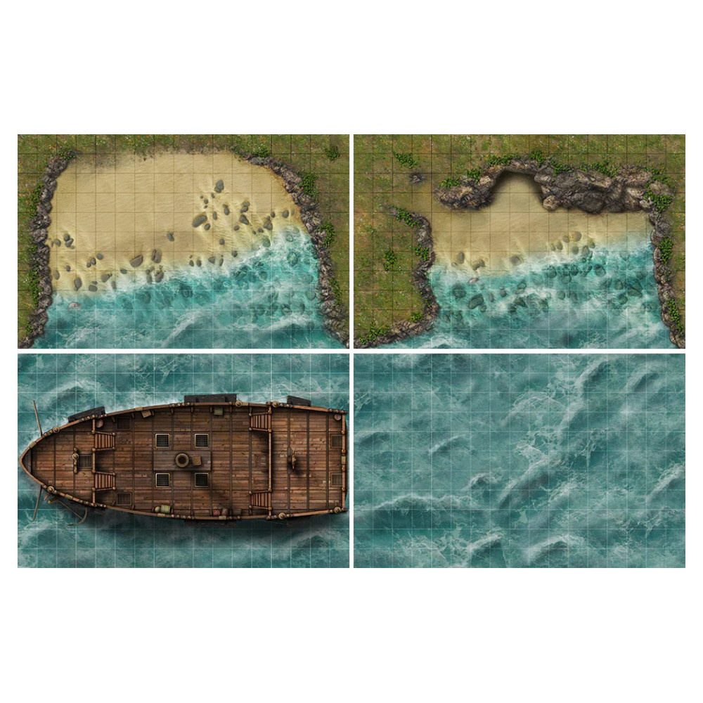 Box of Adventure: RPG Maps & Tokens 2 - Coast of Dread