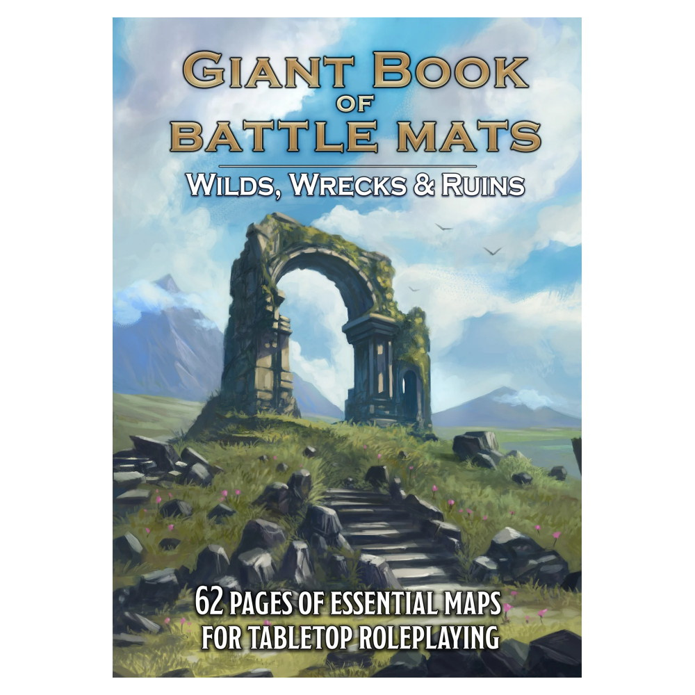Giant Book of Battle Mats - Wilds, Wrecks & Ruins