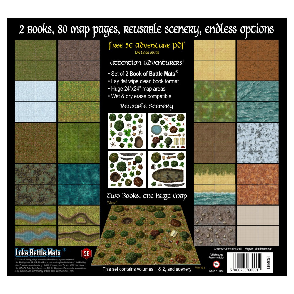 Books of Battle Mats - The Terrain Set