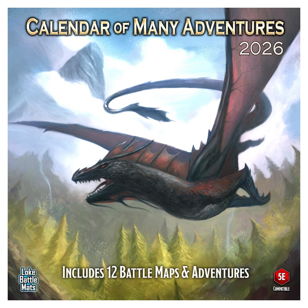 Calendar of Many Adventures 2026