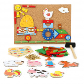 Lek med Hammare och Spik - Bondgård Lek med Hammare och Spik - Bondgård