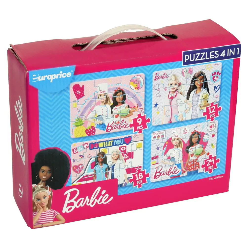 Pussel: Barbie 9-24 Bitar