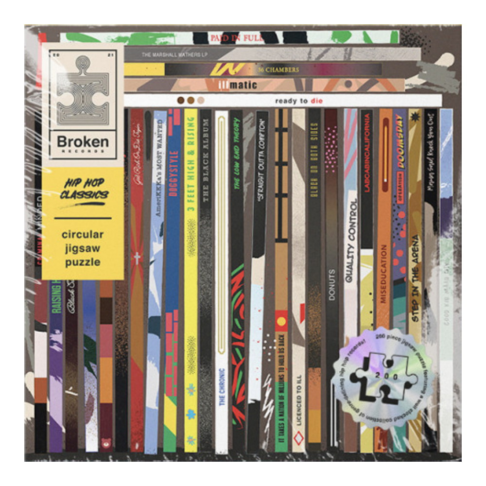 Broken Record Pussel - Hip Hop Classics 200 Bitar