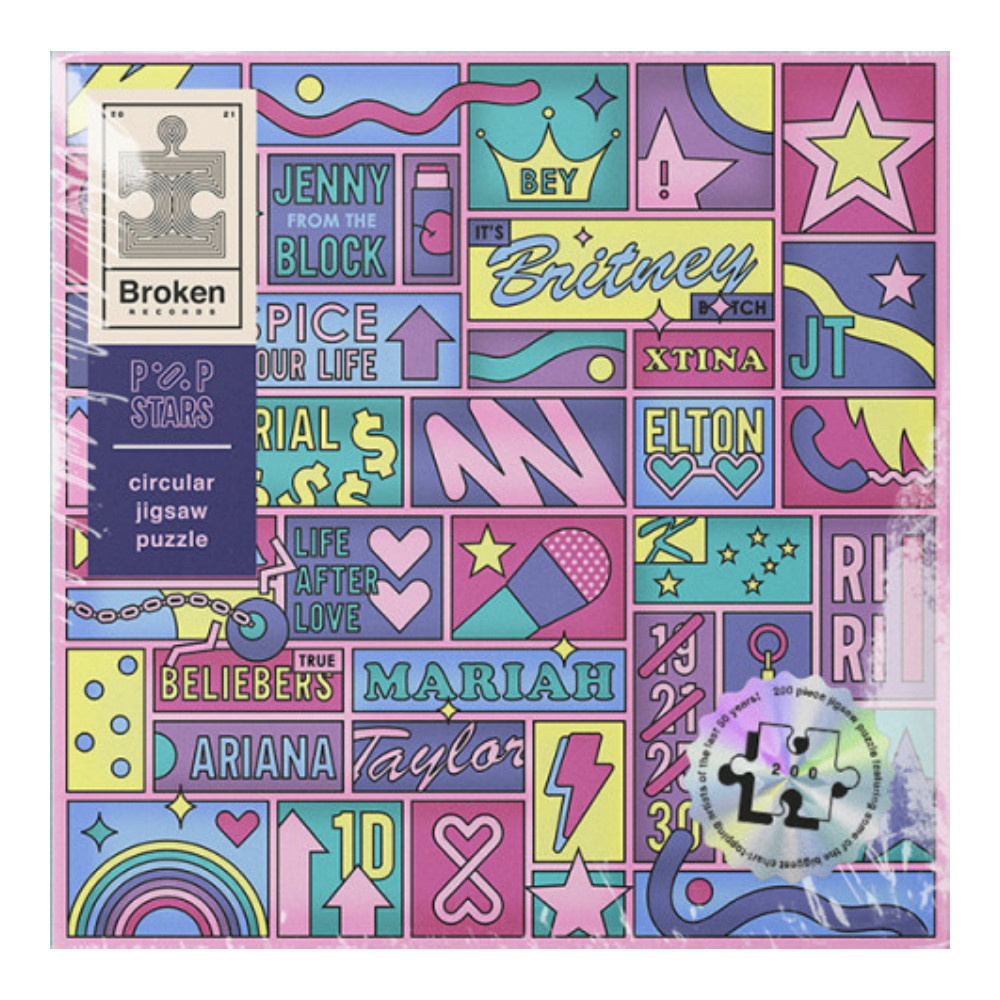 Broken Record Pussel - Pop Stars 200 Bitar