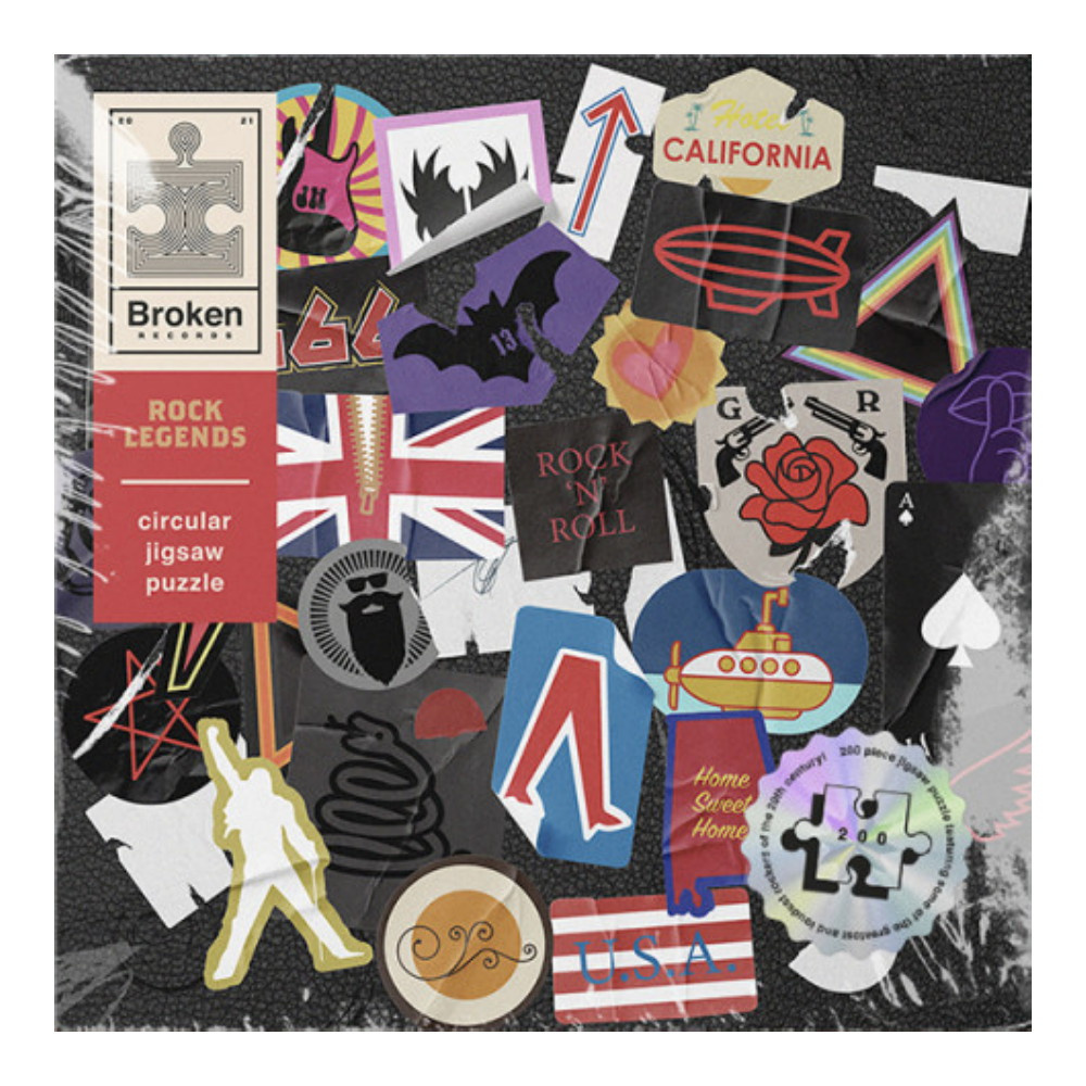 Broken Record Pussel - Rock Legends 200 Bitar