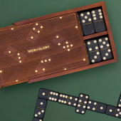 Spel i trälåda Domino Spel i trälåda Domino