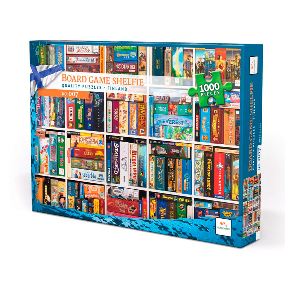 Pussel - Board Game Shelfie 1000 Bitar