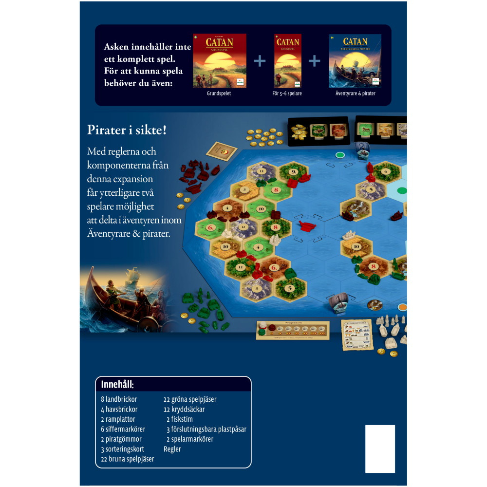 Catan: Äventyrare & Pirater 5-6 spelare (Exp.)