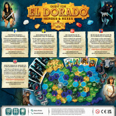 Quest for El Dorado: Heroes & Hexes (Exp.) (Swe)