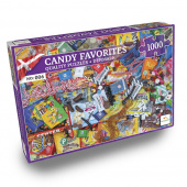 Nordic Puzzels: Candy Favorites 1000 bitar Nordic Puzzels: Candy Favorites 1000 bitar