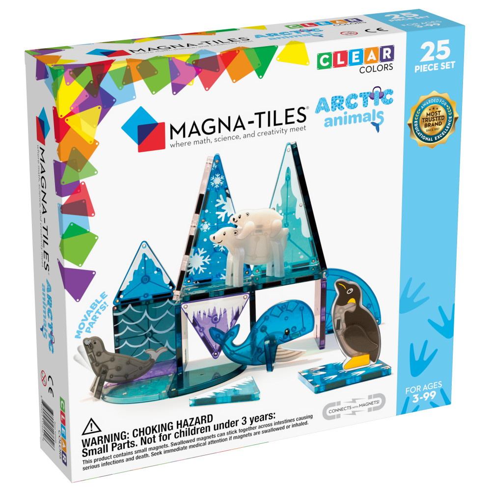 Magna-Tiles - Arctic Animals - 25 Delar
