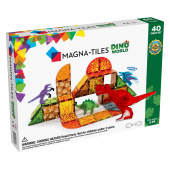 Magna-Tiles - Dino World - 40 Delar