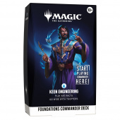 Magic: The Gathering - Keen Engineering - Foundations Commander Deck Magic: The Gathering - Keen Engineering - Foundations Commander Deck