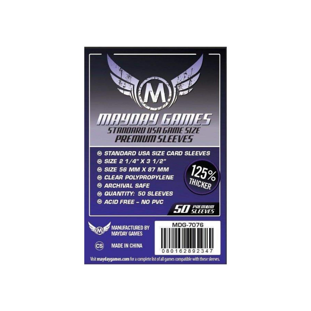 Mayday Sleeves 56 x 87 mm - Premium