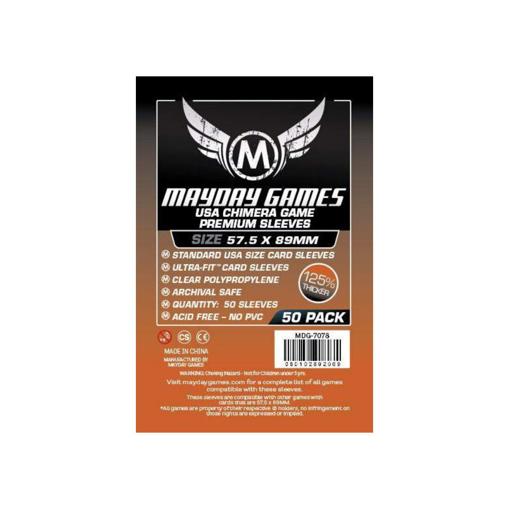 Mayday Sleeves 57,5 x 89 mm - Premium Chimera