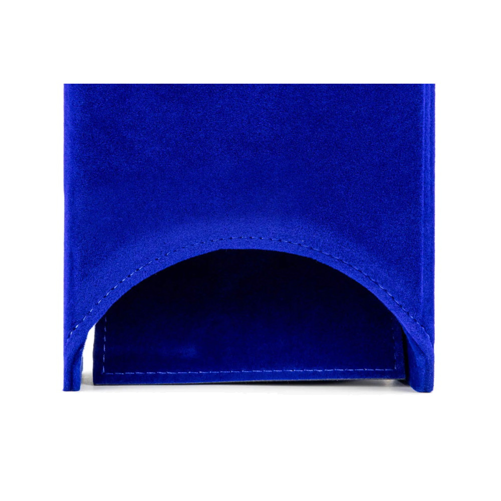Velvet Fold Up Dice Tower - Blue