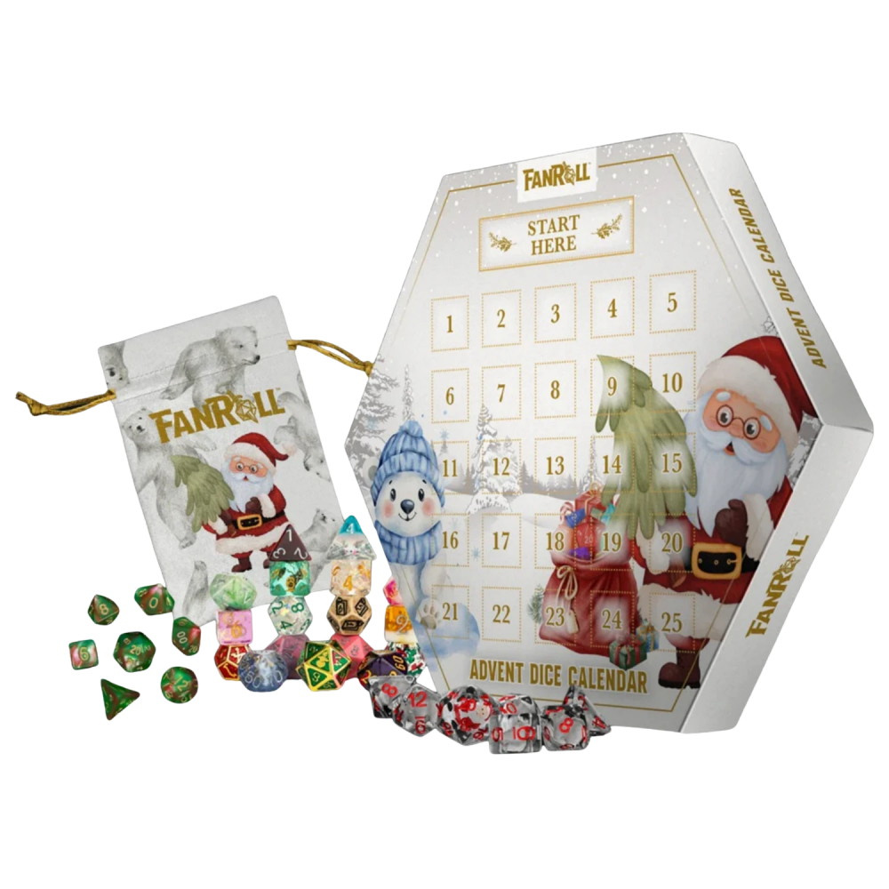 Advent Dice Calendar 2026 - Metallic Dice Games