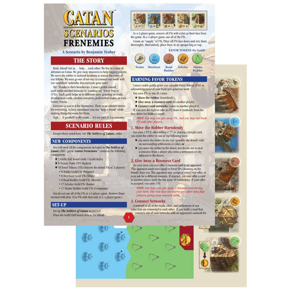 The Settlers of Catan Scenarios - Frenemies of Catan (Exp.)