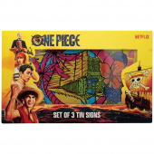 One Piece Set of 3 Tin Signs One Piece Set of 3 Tin Signs