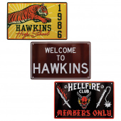Stranger Things Set of 3 Tin Signs Stranger Things Set of 3 Tin Signs