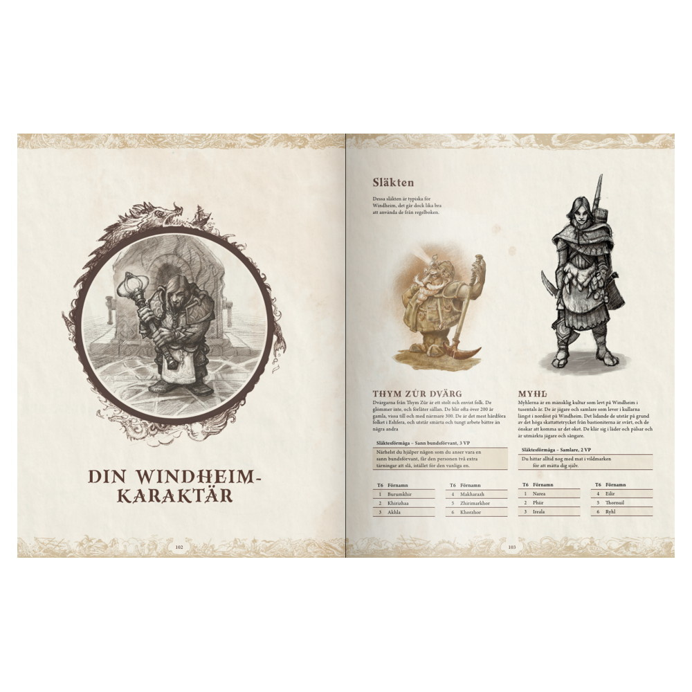 Drakar och Demoner - Windheim: Världsbok