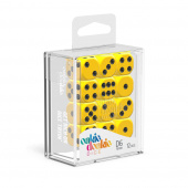 Oakie Doakie Dice D6 Dice 16 mm Solid - Yellow 12 pack Oakie Doakie Dice D6 Dice 16 mm Solid - Yellow 12 pack