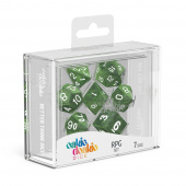 Oakie Doakie Dice RPG Set Marble - Green 7 pack Oakie Doakie Dice RPG Set Marble - Green 7 pack