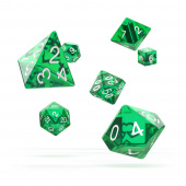 Oakie Doakie Dice RPG Set Translucent - Green 7 pack