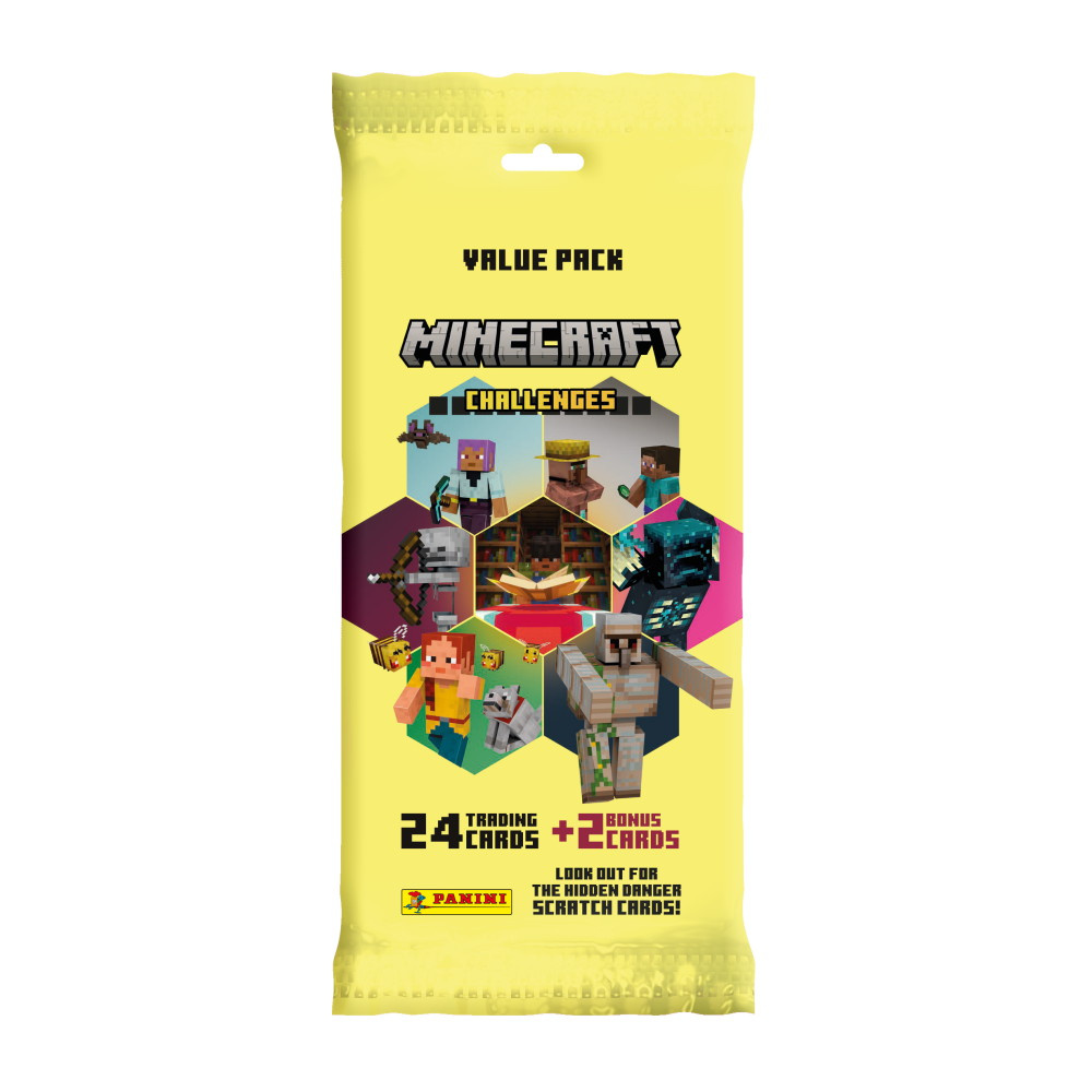 Minecraft Challenges Samlarkort Value Pack
