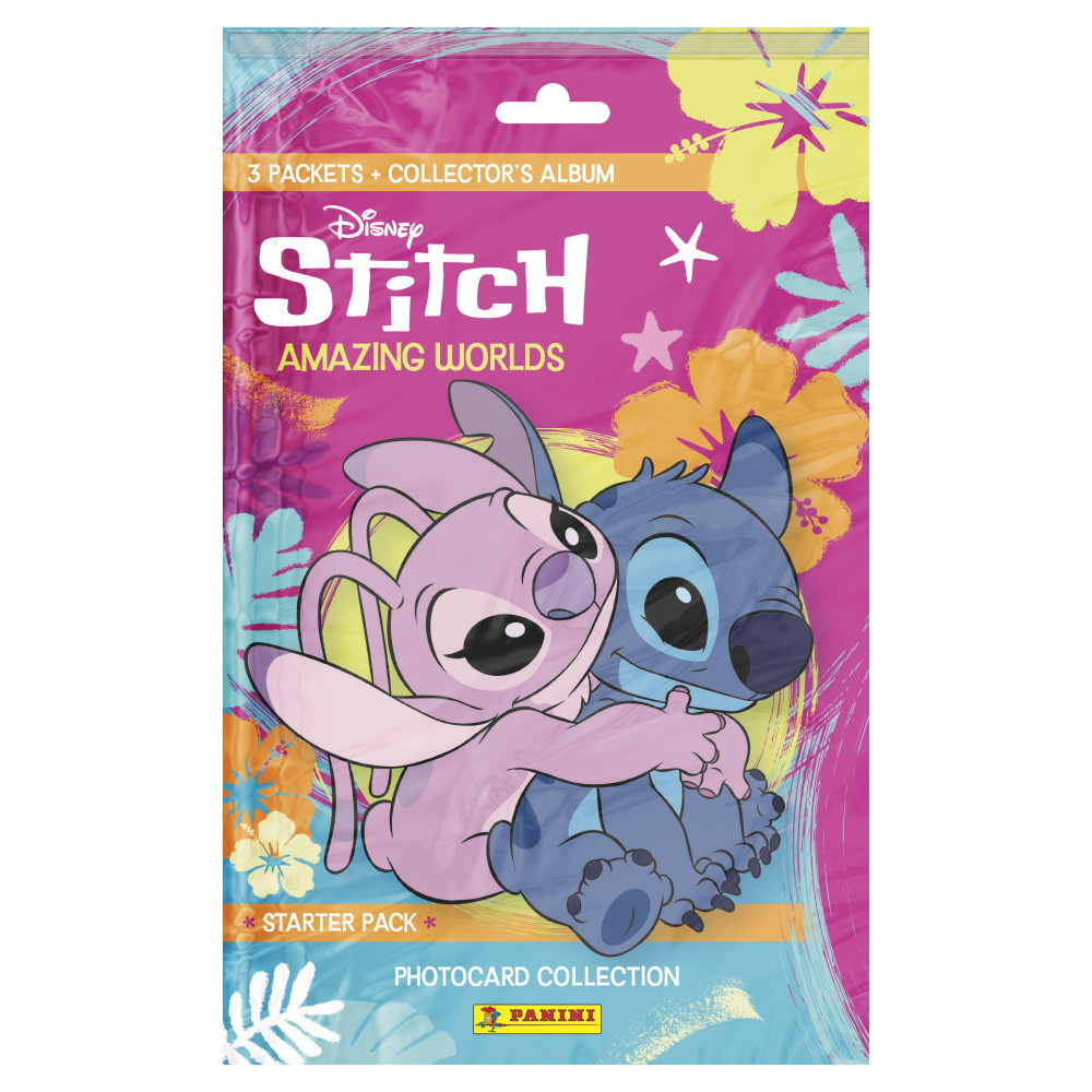 Stitch Amazing World Samlarbilder Starter Pack