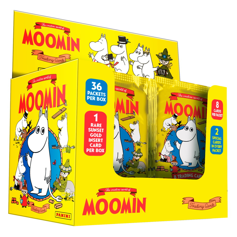The Creative World of Moomin Samlarkort Booster Display